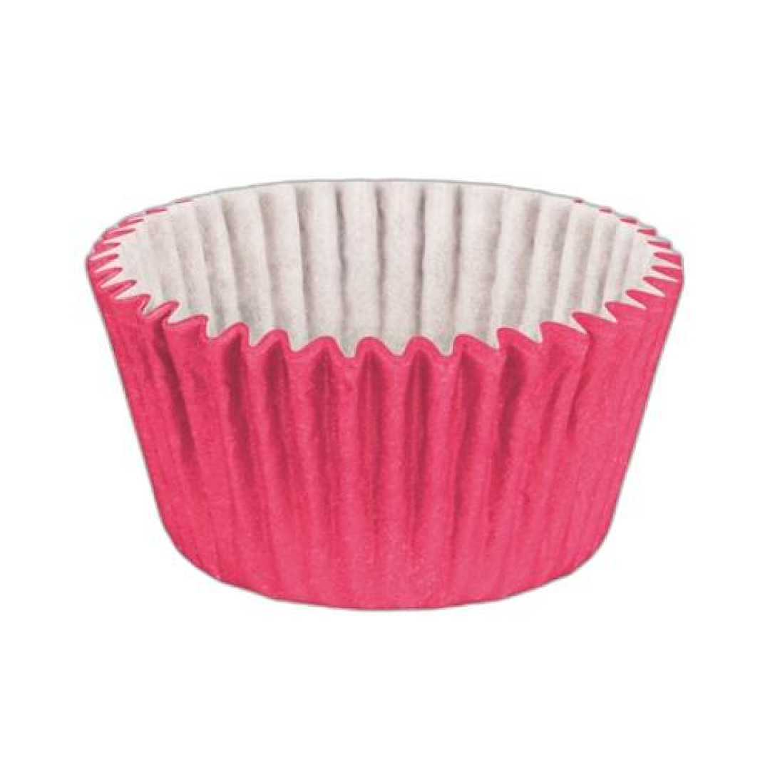 Detalhes do produto X Forminha Cupcake Papel 45Un Regina  Fucsia Pink