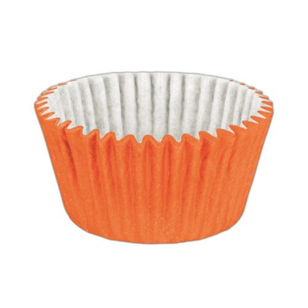 Detalhes do produto X Forminha Cupcake Papel 45Un Regina  Laranja