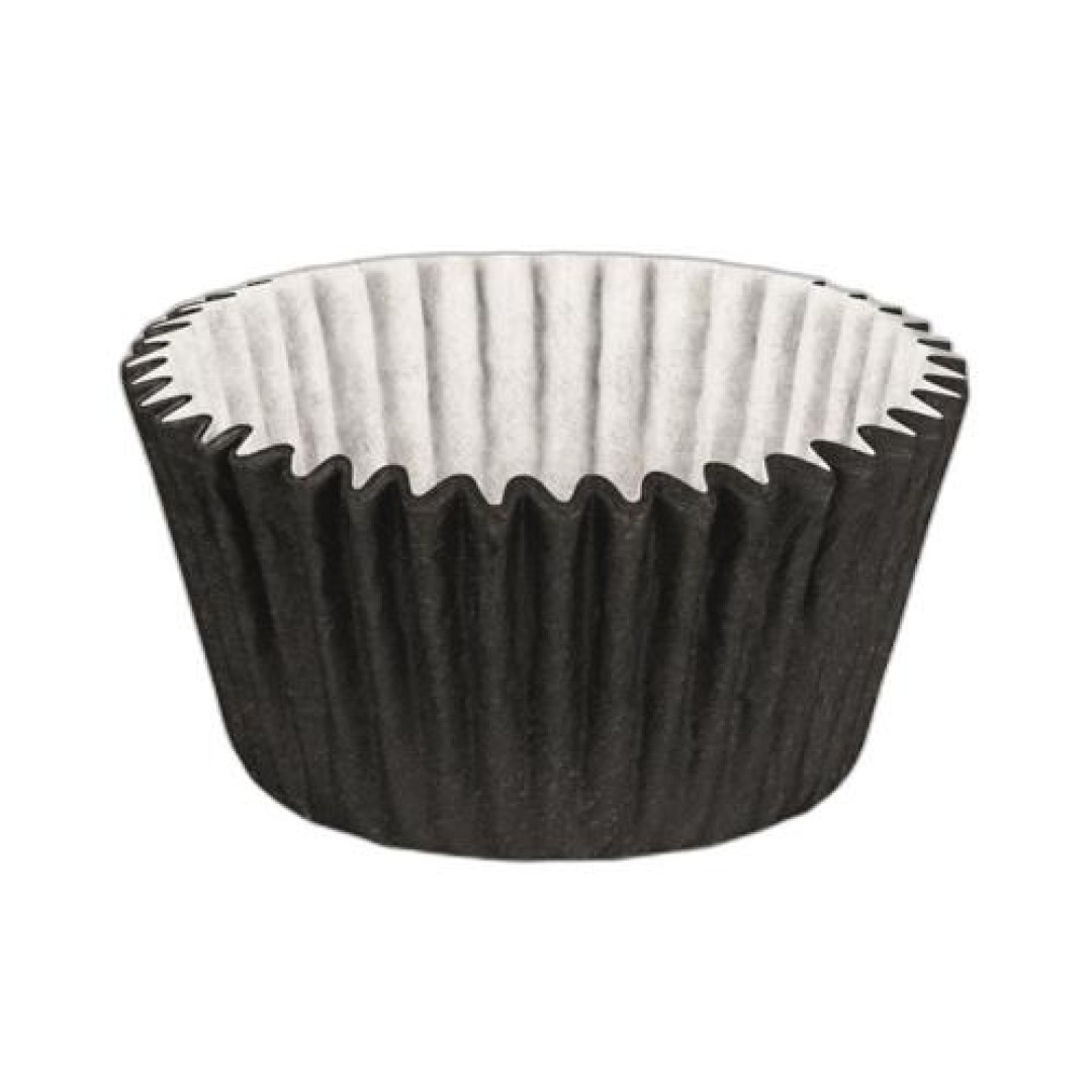 Detalhes do produto X Forminha Cupcake Papel 45Un Regina  Preta