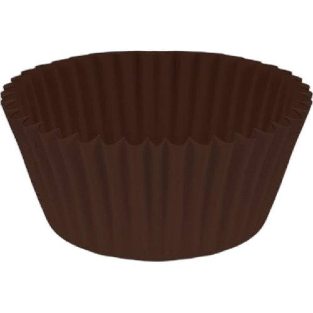 Detalhes do produto X Forminha 04 Papel Gourm 100Un Regina Marrom