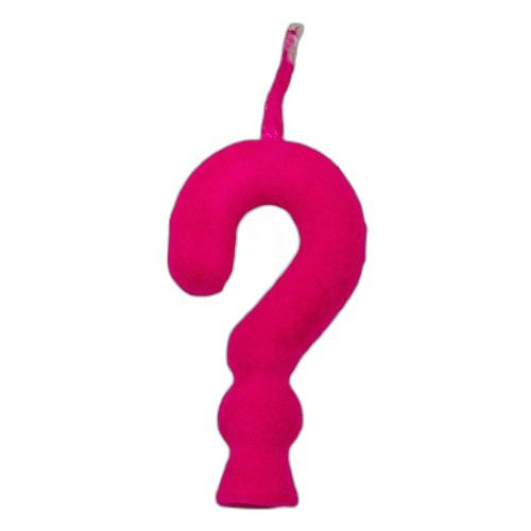 Detalhes do produto X Vela Veloute Interrogacao 01Un Regina Pink