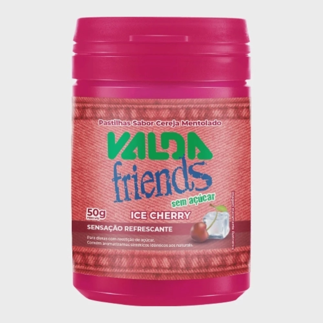 Detalhes do produto Past Friends S Acucar 50Gr Valda Ice Cherry