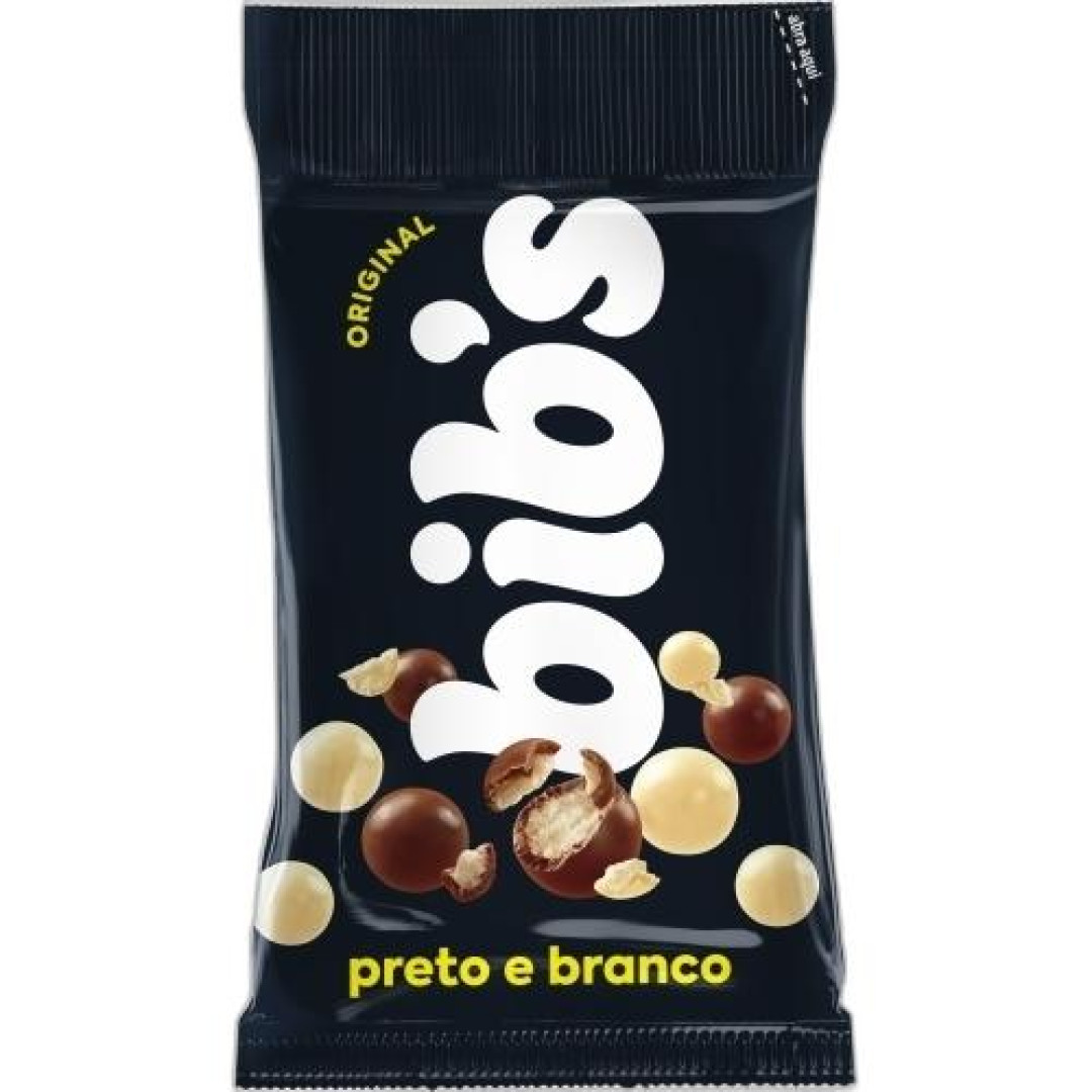 Detalhes do produto Choc Bibs 40Gr Neugebauer Preto.branco