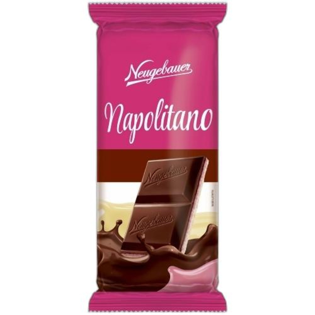 Detalhes do produto Choc Napolitano 70Gr Neugebauer Choc.morango