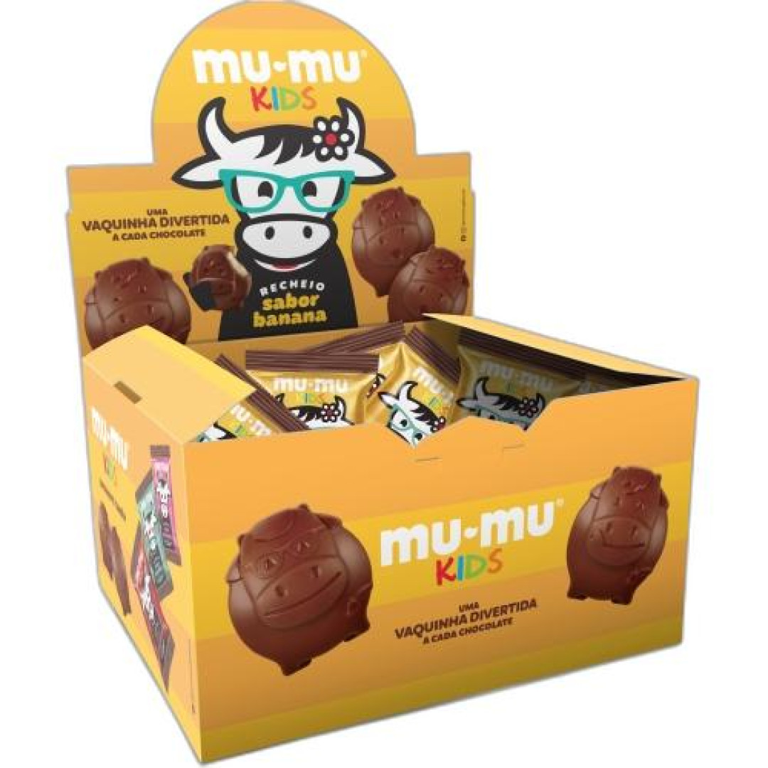 Detalhes do produto Choc Mumu Kids 24X15,6Gr Neugebauer Banana