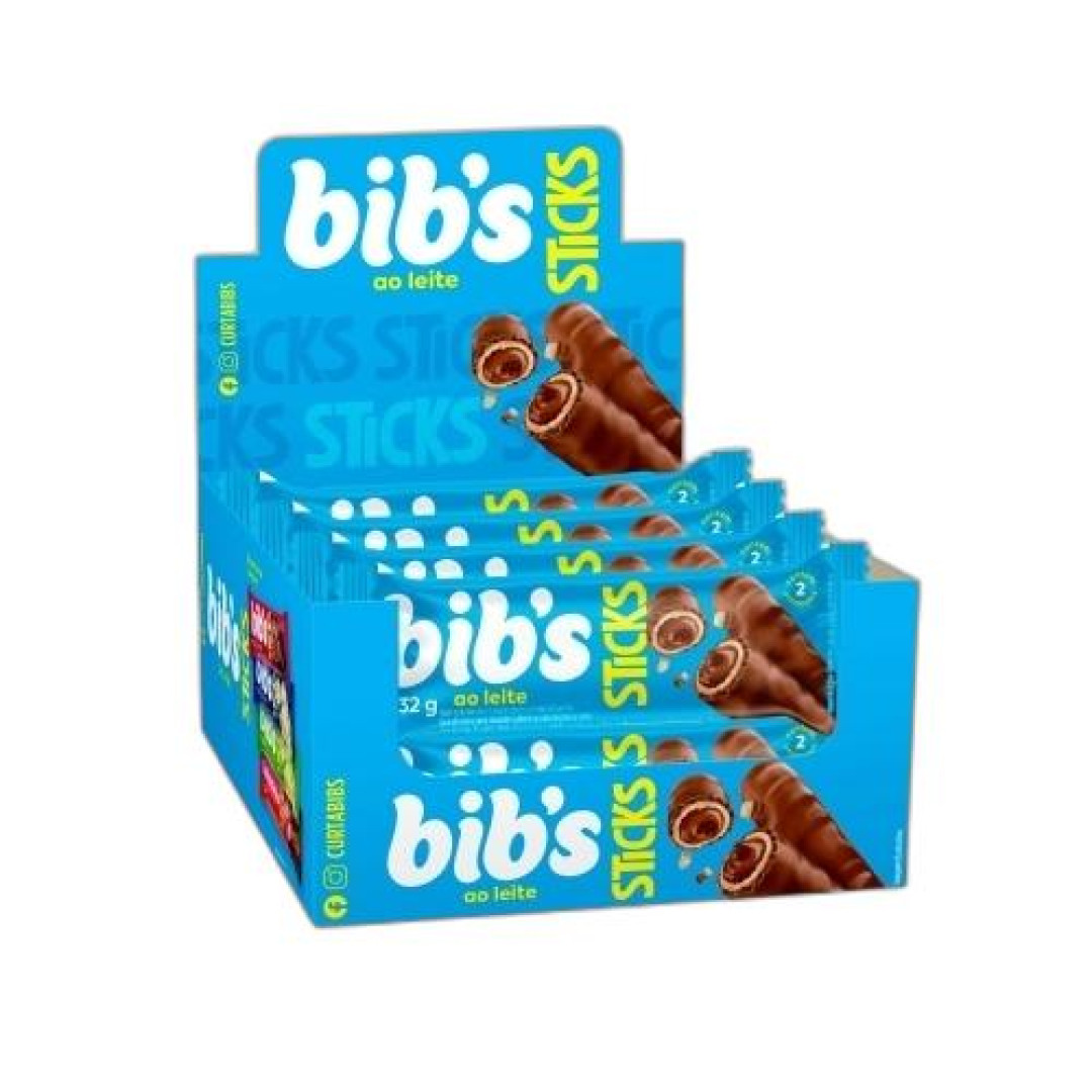 Detalhes do produto Wafer Cob Stick Bibs 16X32Gr Neugebauer Ao Leite