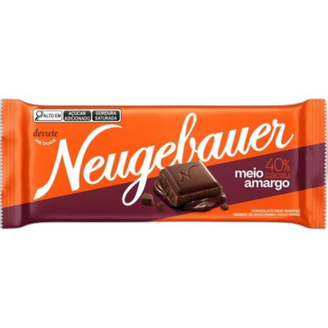 Detalhes do produto Choc 40% 80Gr Neugebauer Meio Amargo