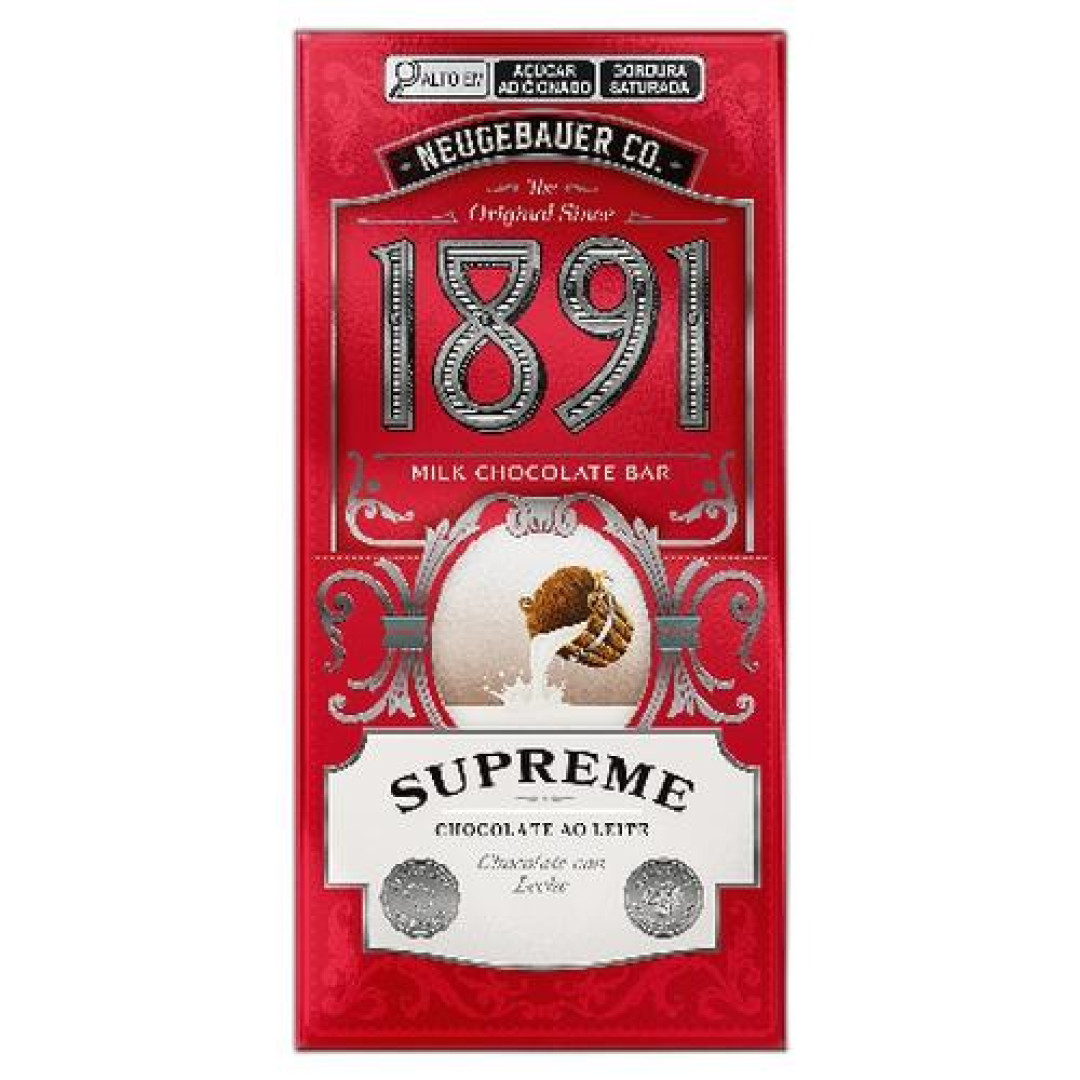 Detalhes do produto Choc 1891 Supreme 90Gr Neugebauer Ao Leite