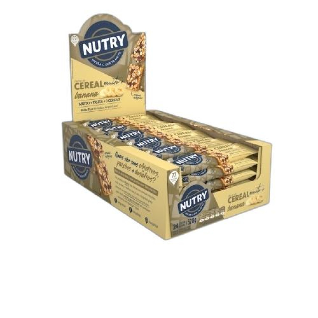 Detalhes do produto Barra Cereais Muito Mais 24X22Gr Nutry Banana.choc