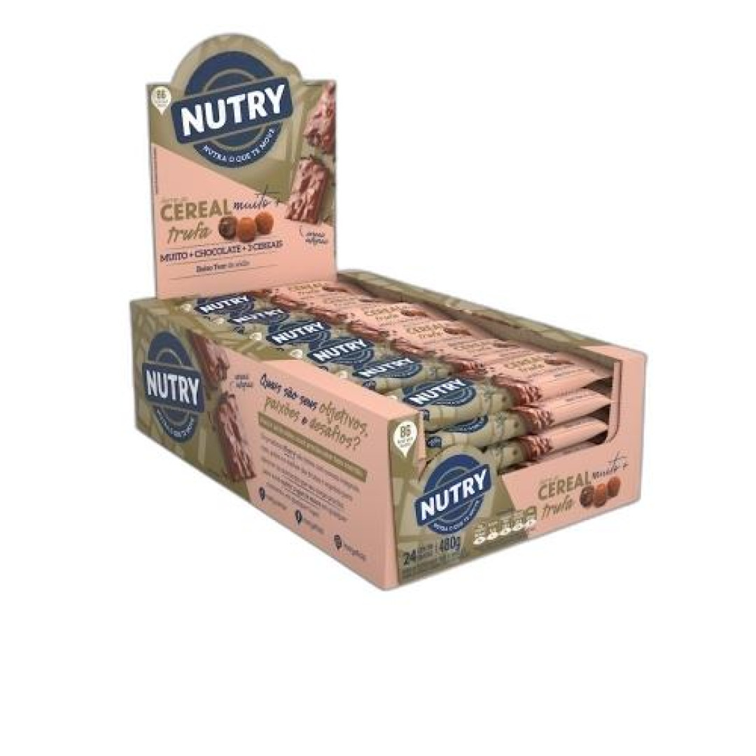 Detalhes do produto Barra Cereais Muito Mais 24X20Gr Nutry Trufa