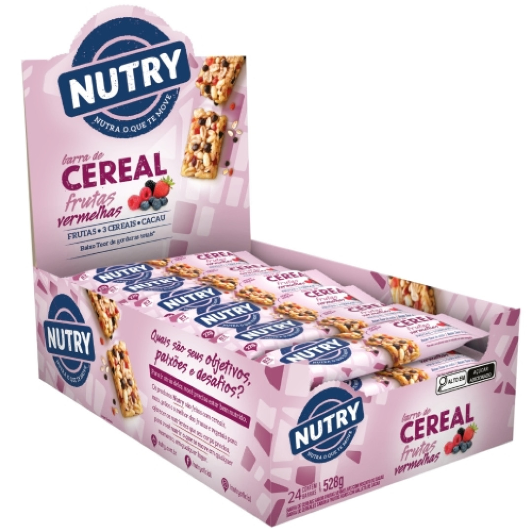 Detalhes do produto Barra Cereais Nutry 22Gr Fr Vm Cookies