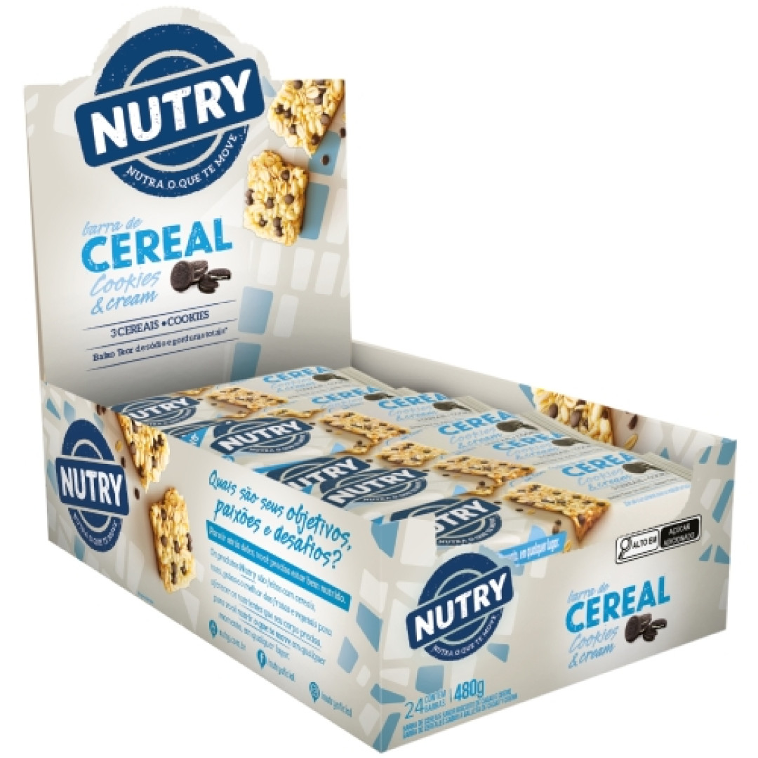 Detalhes do produto Barra Cereais Nutry 20Gr Nutriment Cookies.crisp