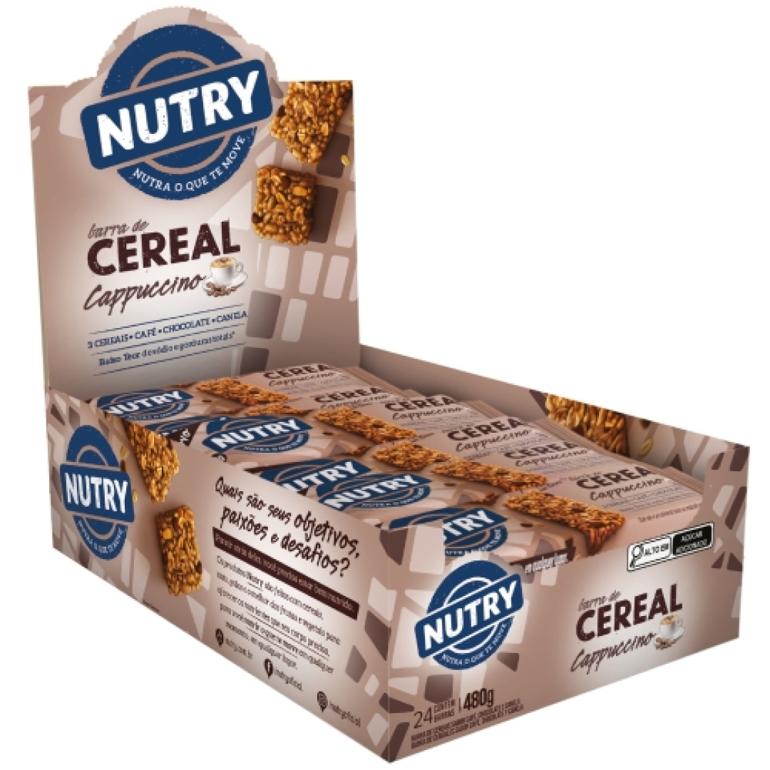 Detalhes do produto Barra Cereais Nutry 20Gr Nutriment Cappuccino