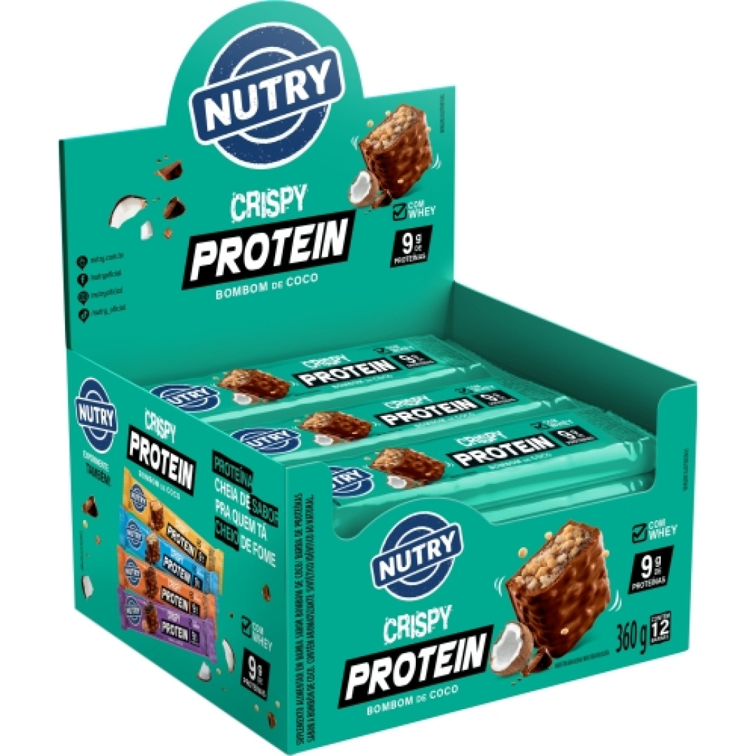 Detalhes do produto Barra Proteina Crispy 30Gr Nutry Coco