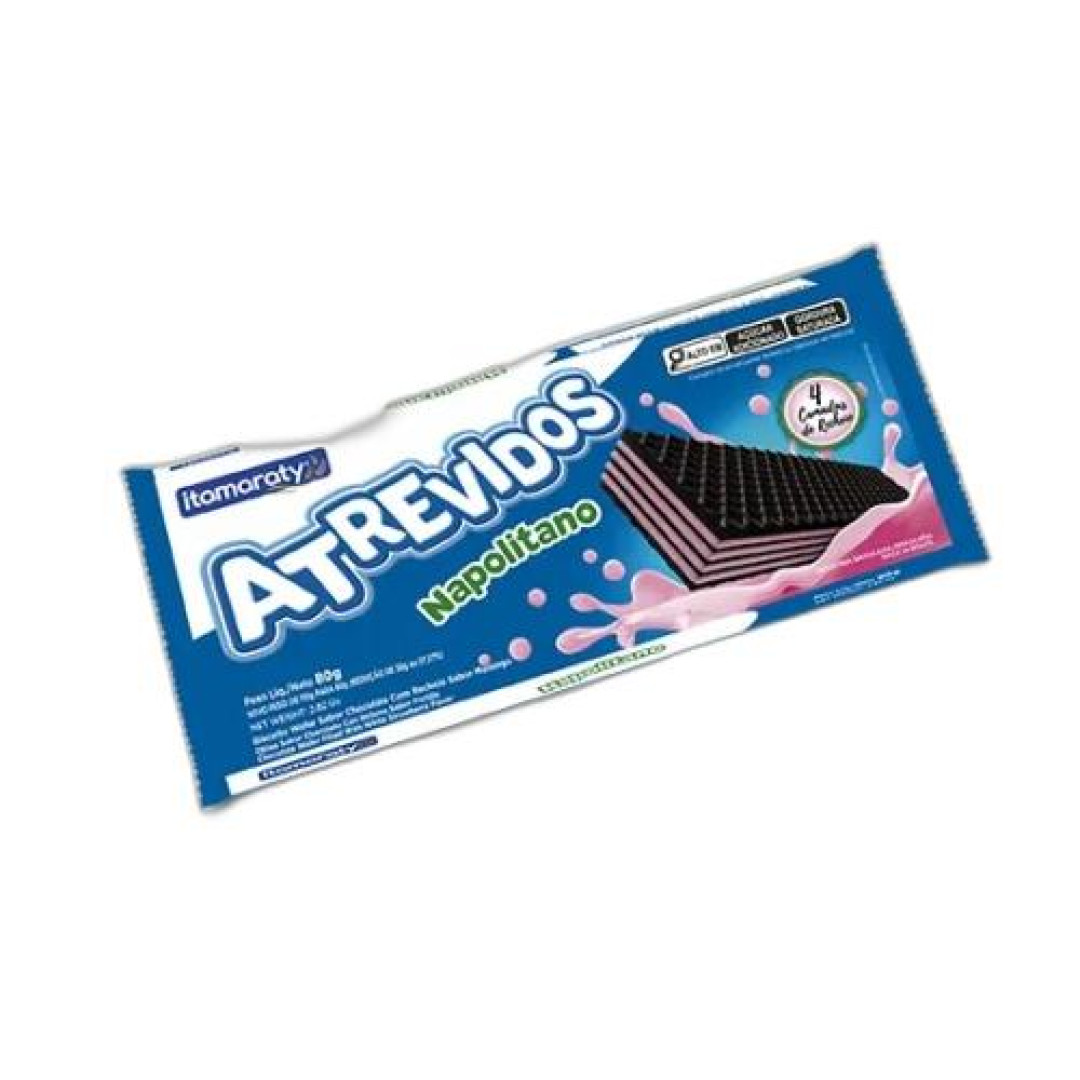 Detalhes do produto Bisc Rech Atrevidos 90Gr Itamaraty Napolitano
