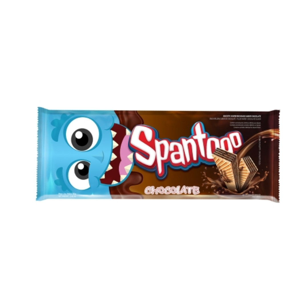 Detalhes do produto Bisc Wafer Spantooo 80Gr Itamaraty Chocolate