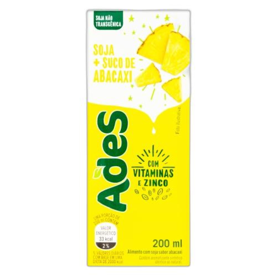 Detalhes do produto Suco 200Ml Ades  Abacaxi