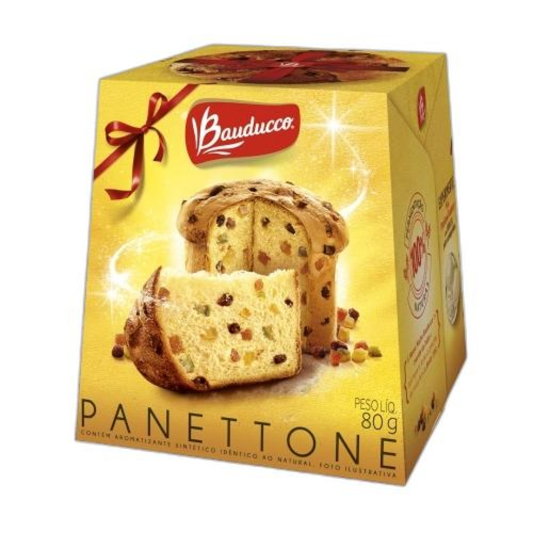 Detalhes do produto Panettone Mini 80Gr Bauducco Frutas