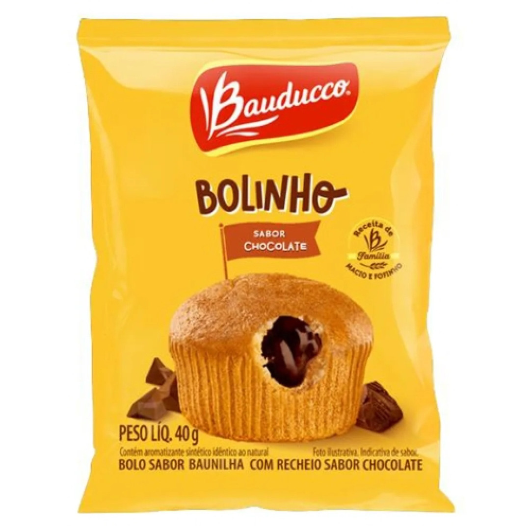 Detalhes do produto Bolinho 40Gr Bauducco Baunilha.choc