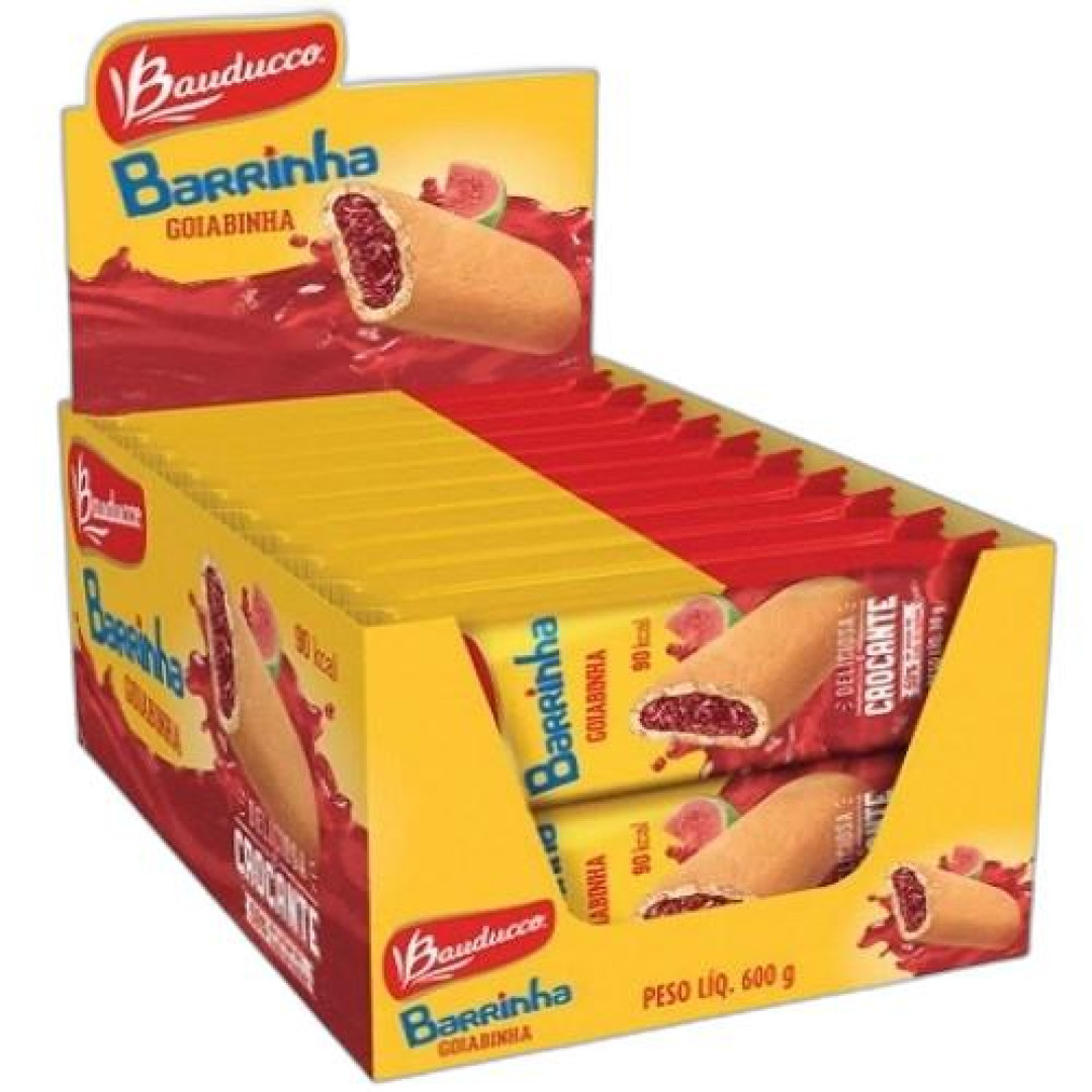 Detalhes do produto Bisc Rech Barrinha 30Gr Bauducco Goiaba