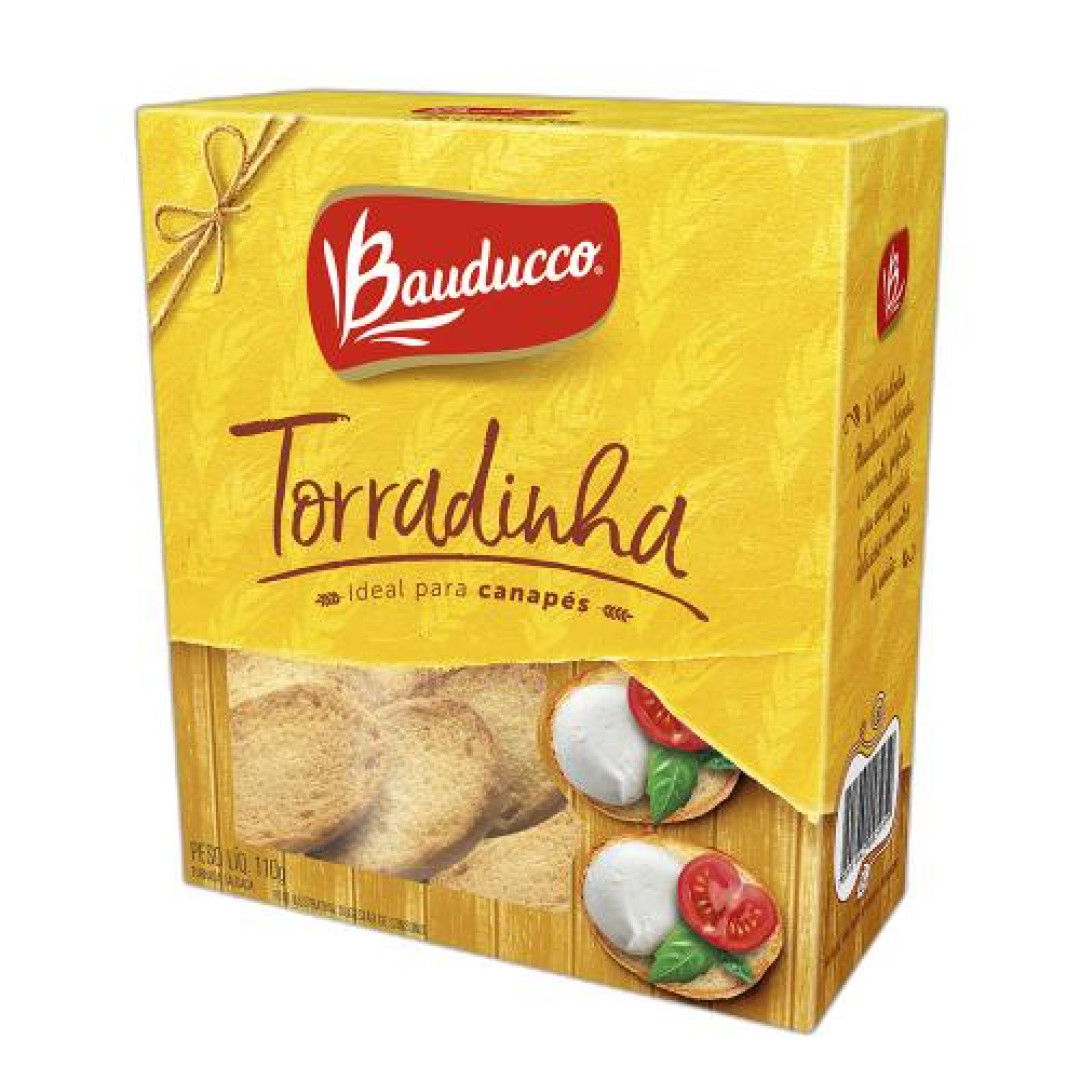 Detalhes do produto Torrada Canape 110Gr Bauducco Salgado