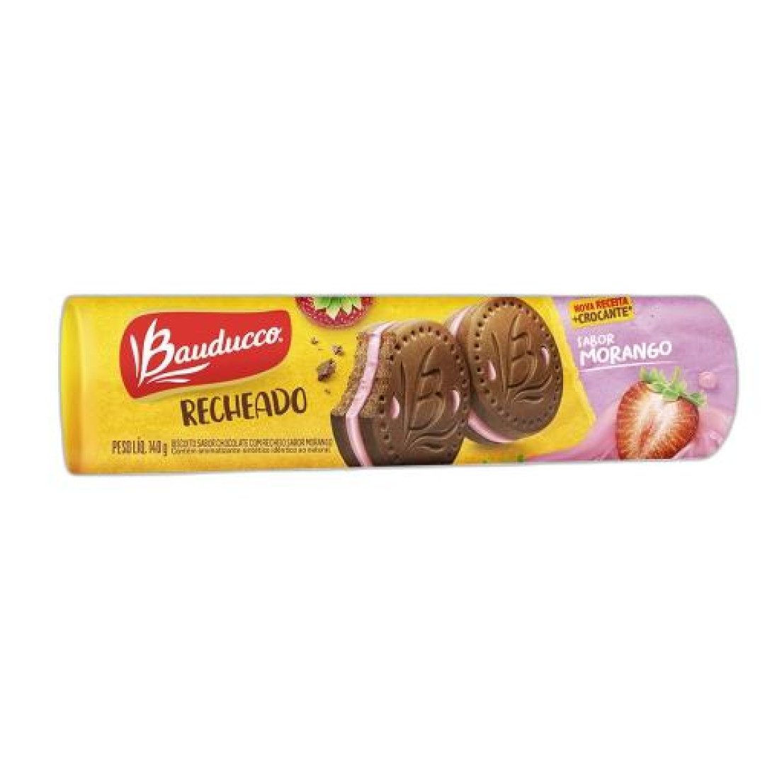 Detalhes do produto Bisc Rech 140Gr Bauducco Morango