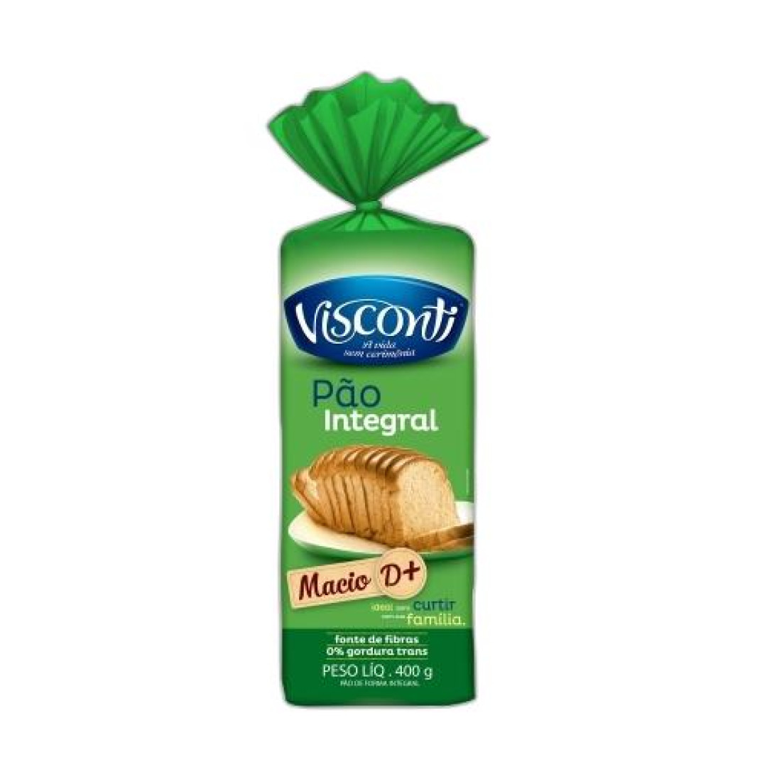 Detalhes do produto Pao Forma 400Gr Visconti Integral