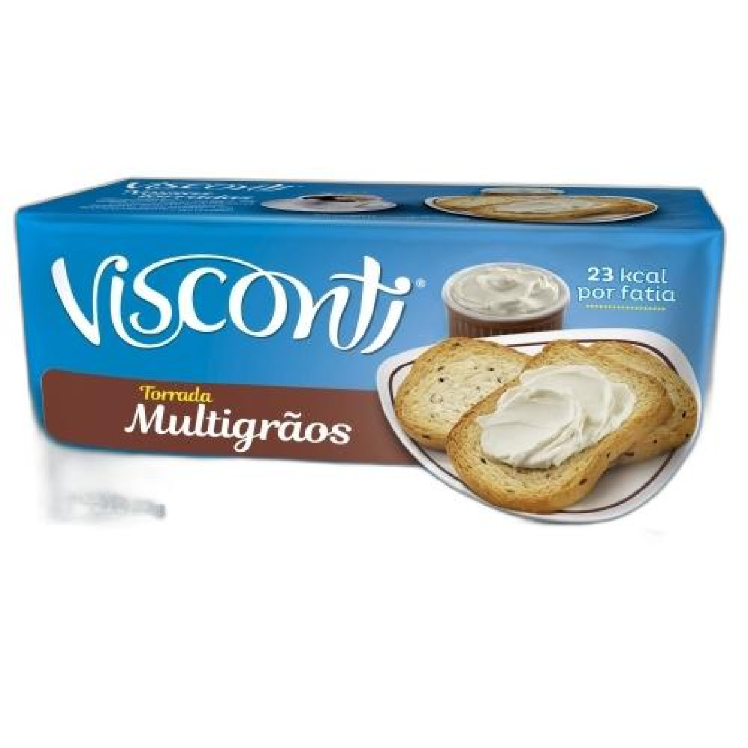 Detalhes do produto Torrada 120Gr Visconti Multigraos