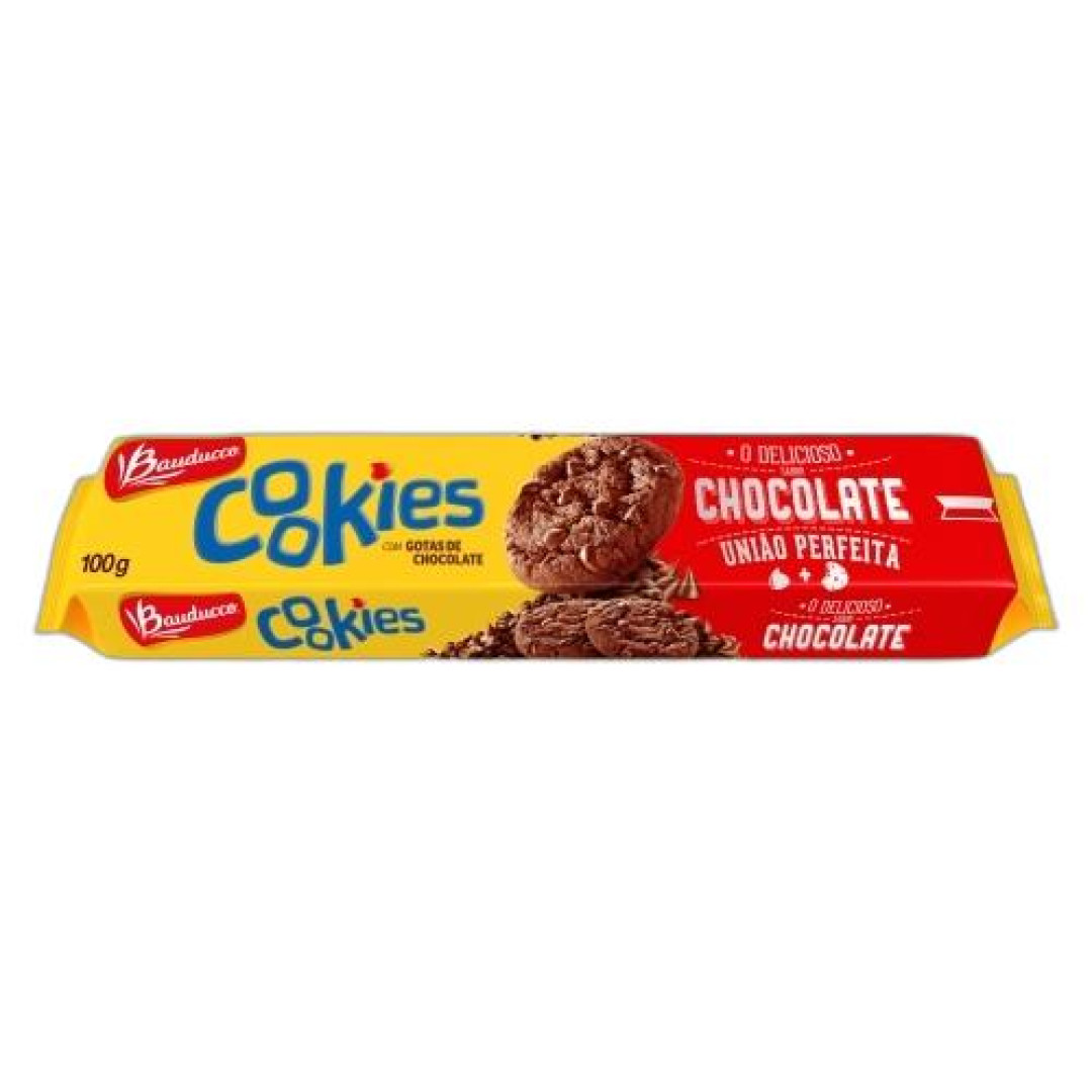 Detalhes do produto Bisc Cookies 100Gr Bauducco Chocolate