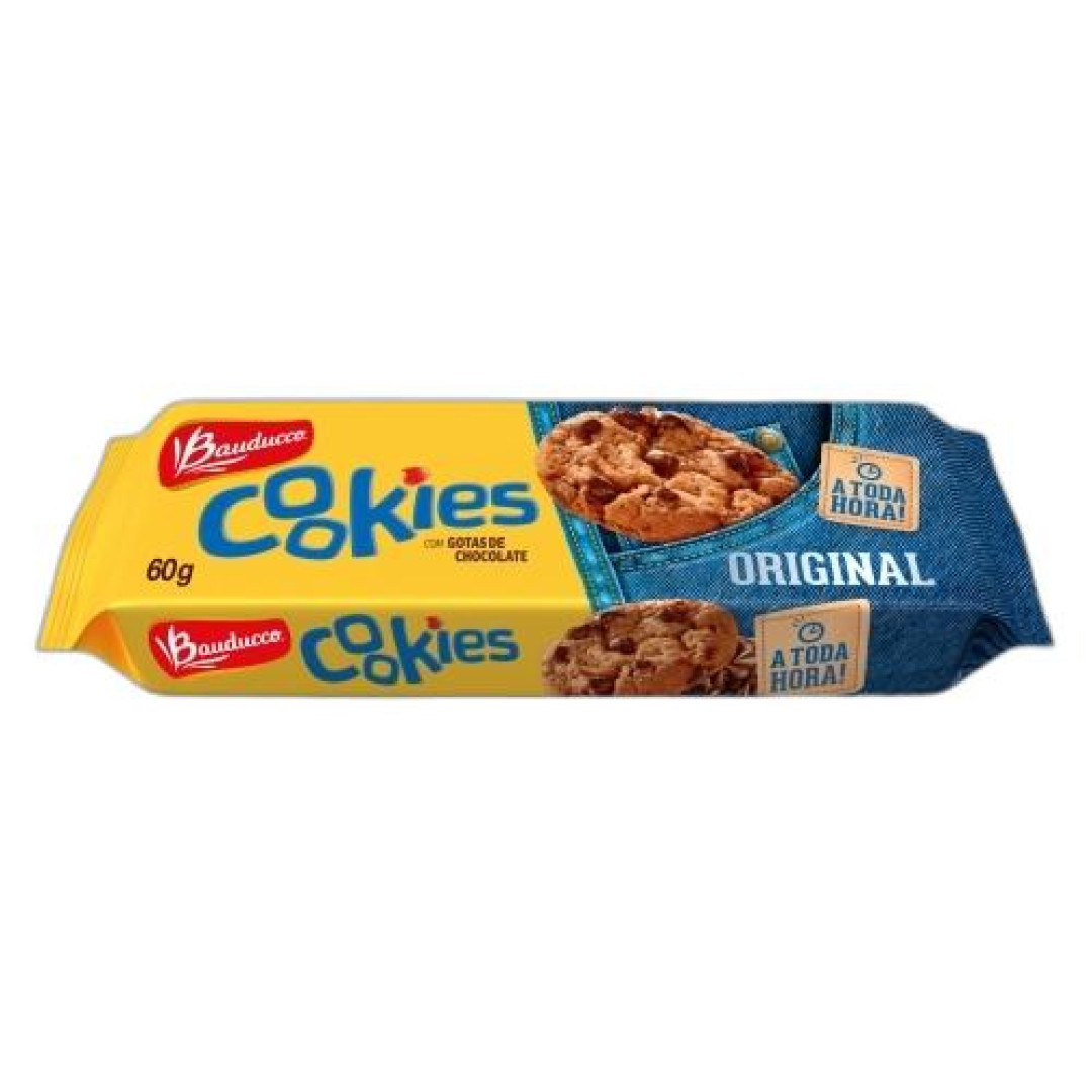 Detalhes do produto Bisc Cookies Original 60Gr Bauducco Gotas Choc