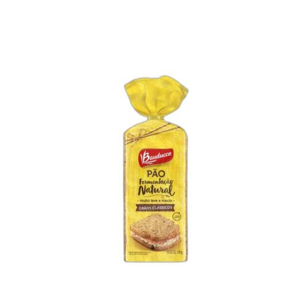 Detalhes do produto Pao Forma 390Gr Bauducco Multigraos