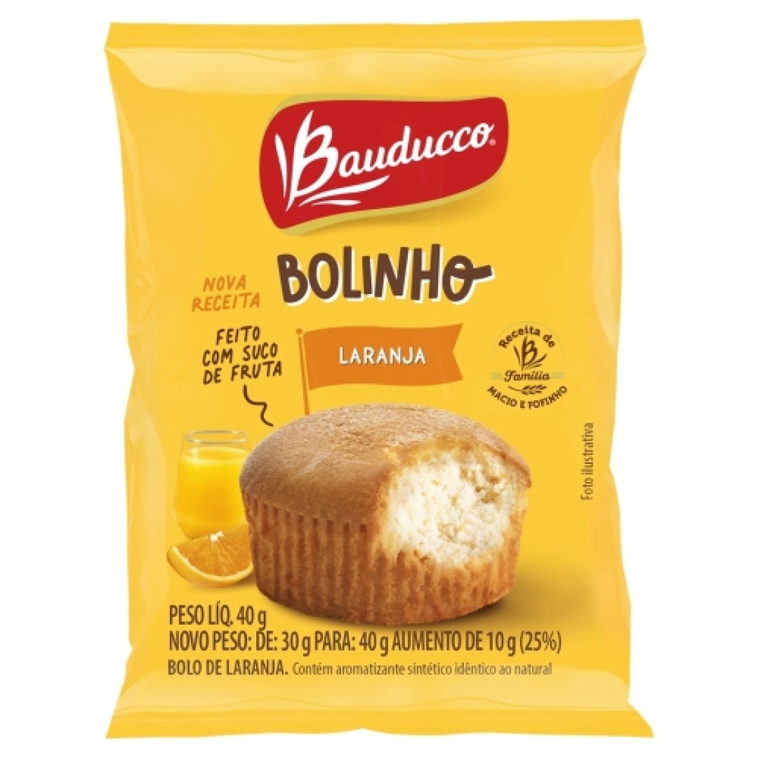 Detalhes do produto Bolinho 40Gr Bauducco Laranja