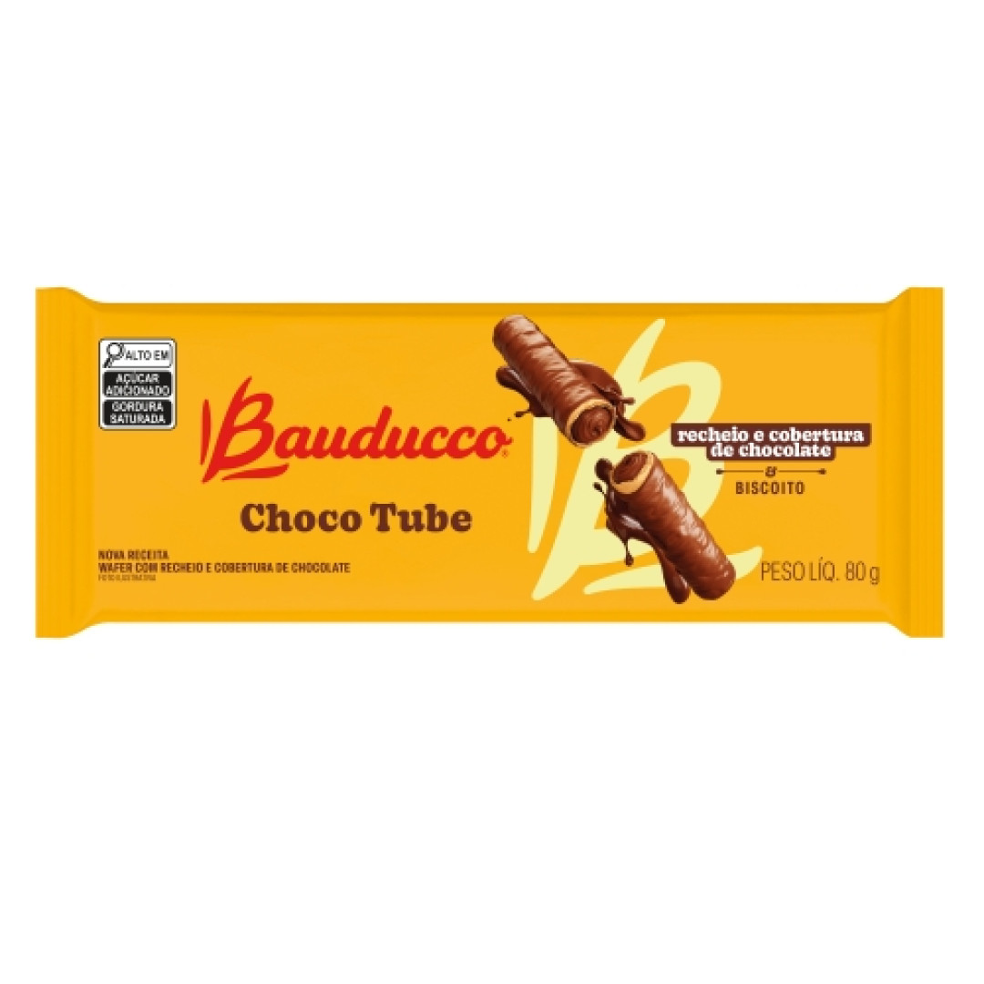 Detalhes do produto Bisc Wafer Coberto 80Gr Bauducco Chocolate