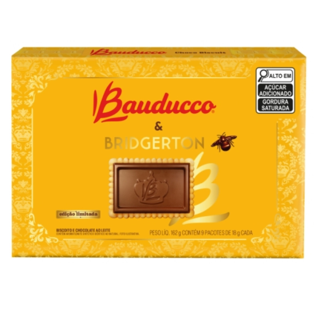 Detalhes do produto Bisc Choco Biscuit Bridgerton 9X18Gr Bau Ao Leite