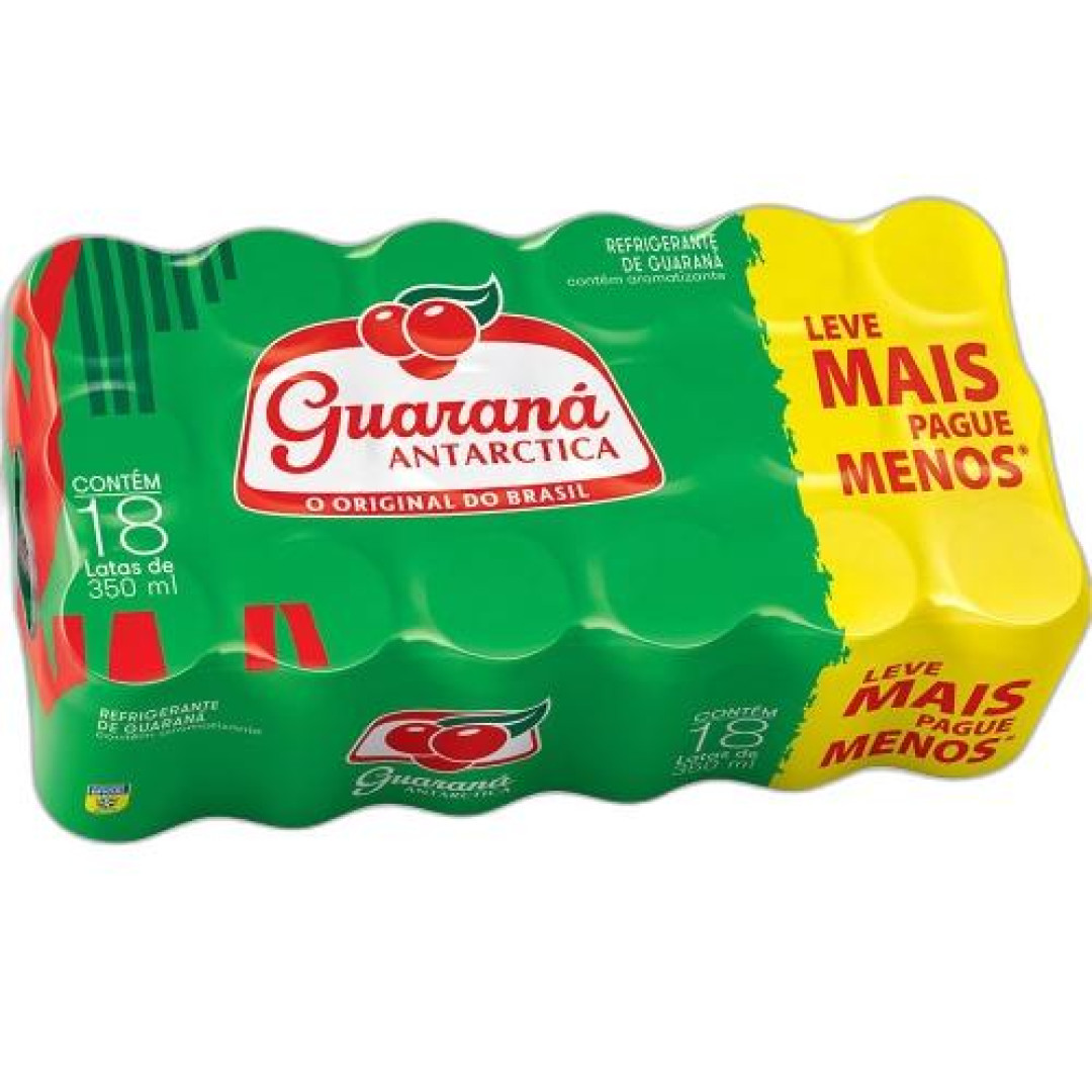 Detalhes do produto Refrig Guarana Lata 18X350Ml Antarctica .