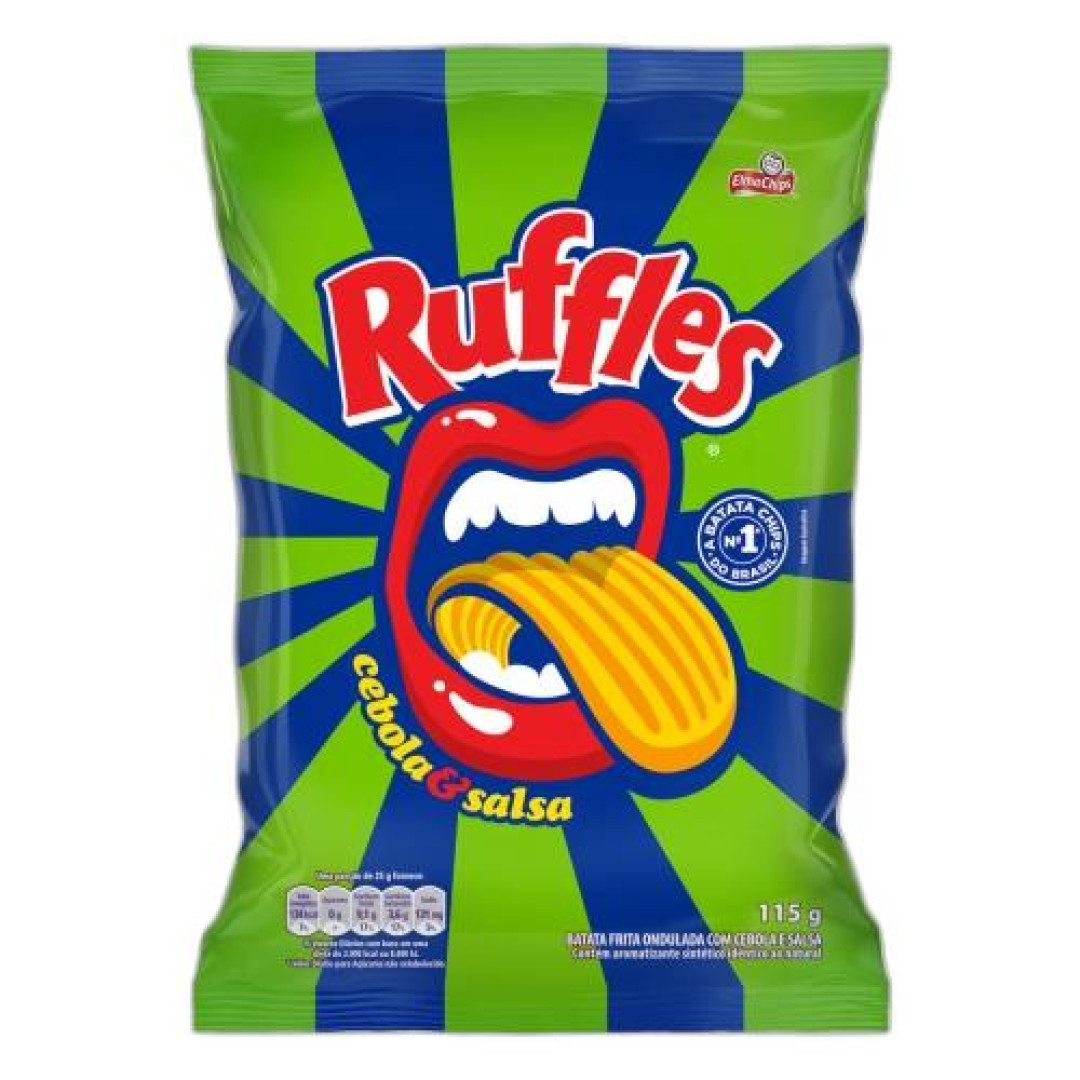 Detalhes do produto Batata Ruffles 115Gr Elma Chips Cebola.salsa