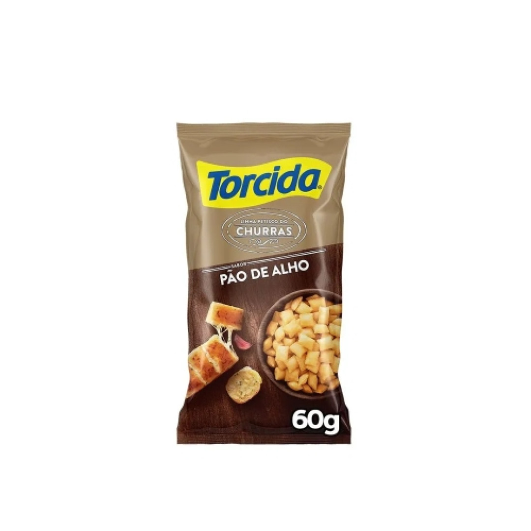 Detalhes do produto Salg Torcida Pc 60Gr Lucky Pao De Alho