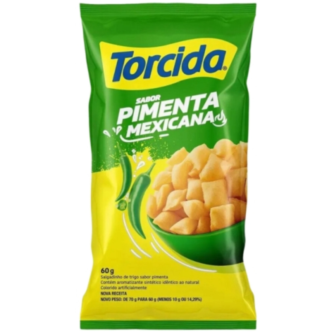 Detalhes do produto Salg Torcida Pc 60Gr Lucky Pimenta Mexican