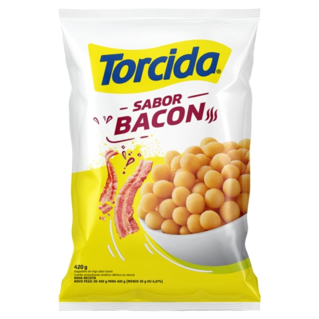 Detalhes do produto Salg Torcida Big 420Gr Lucky Bacon