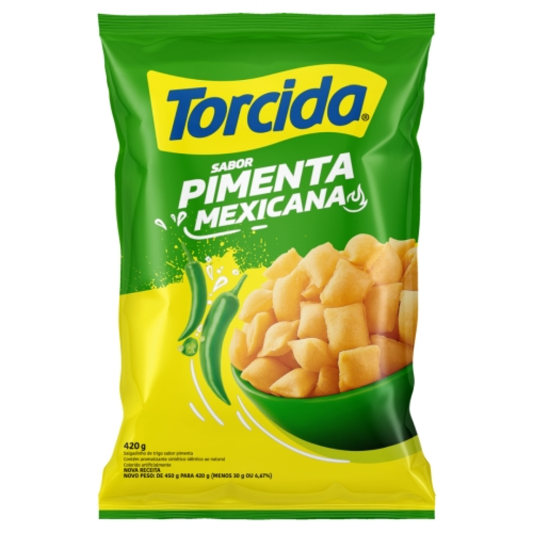 Detalhes do produto Salg Torcida Big 420Gr Lucky Pimenta Mexican