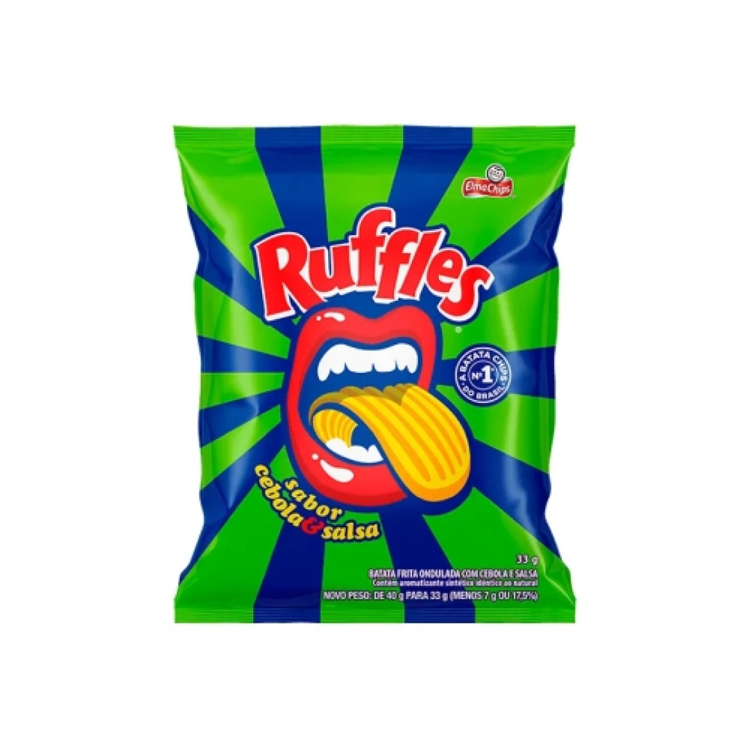 Detalhes do produto Batata Ruffles 33Gr Elma Chips Pepsico Cebola.salsa