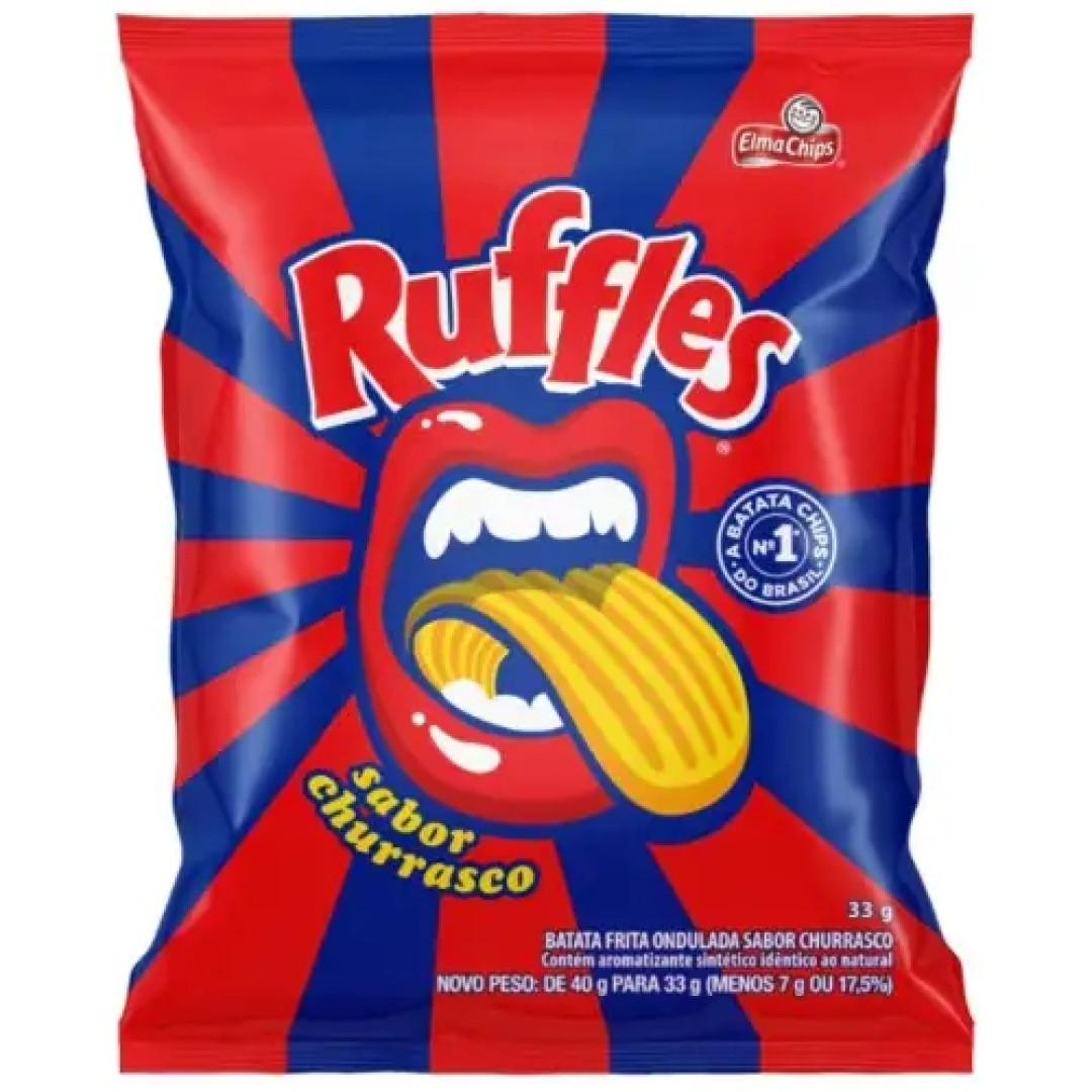 Detalhes do produto Batata Ruffles 33Gr Elma Chips Pepsico Churrasco