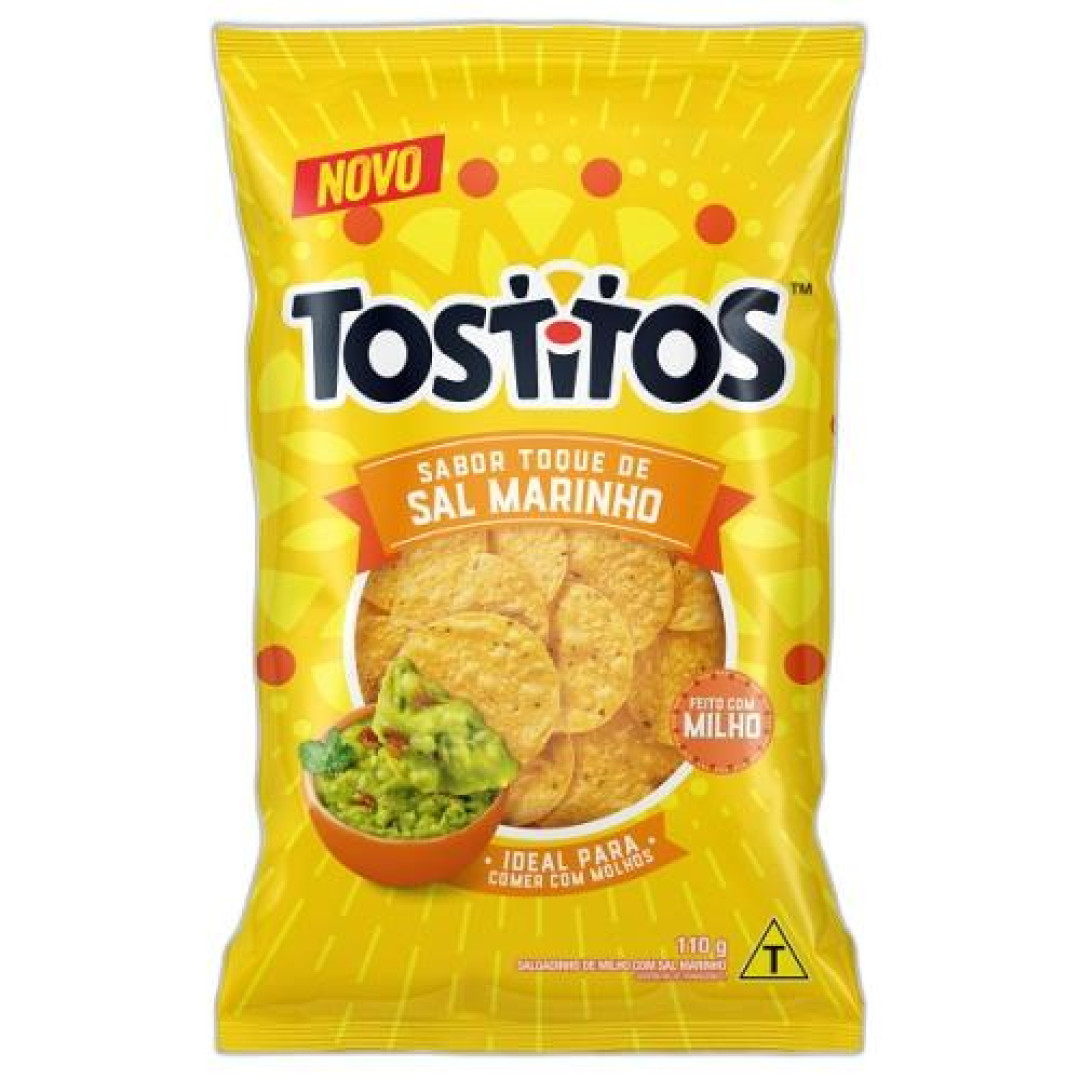 Detalhes do produto Salg Tostitos 110Gr Pepsico Sal Marinho