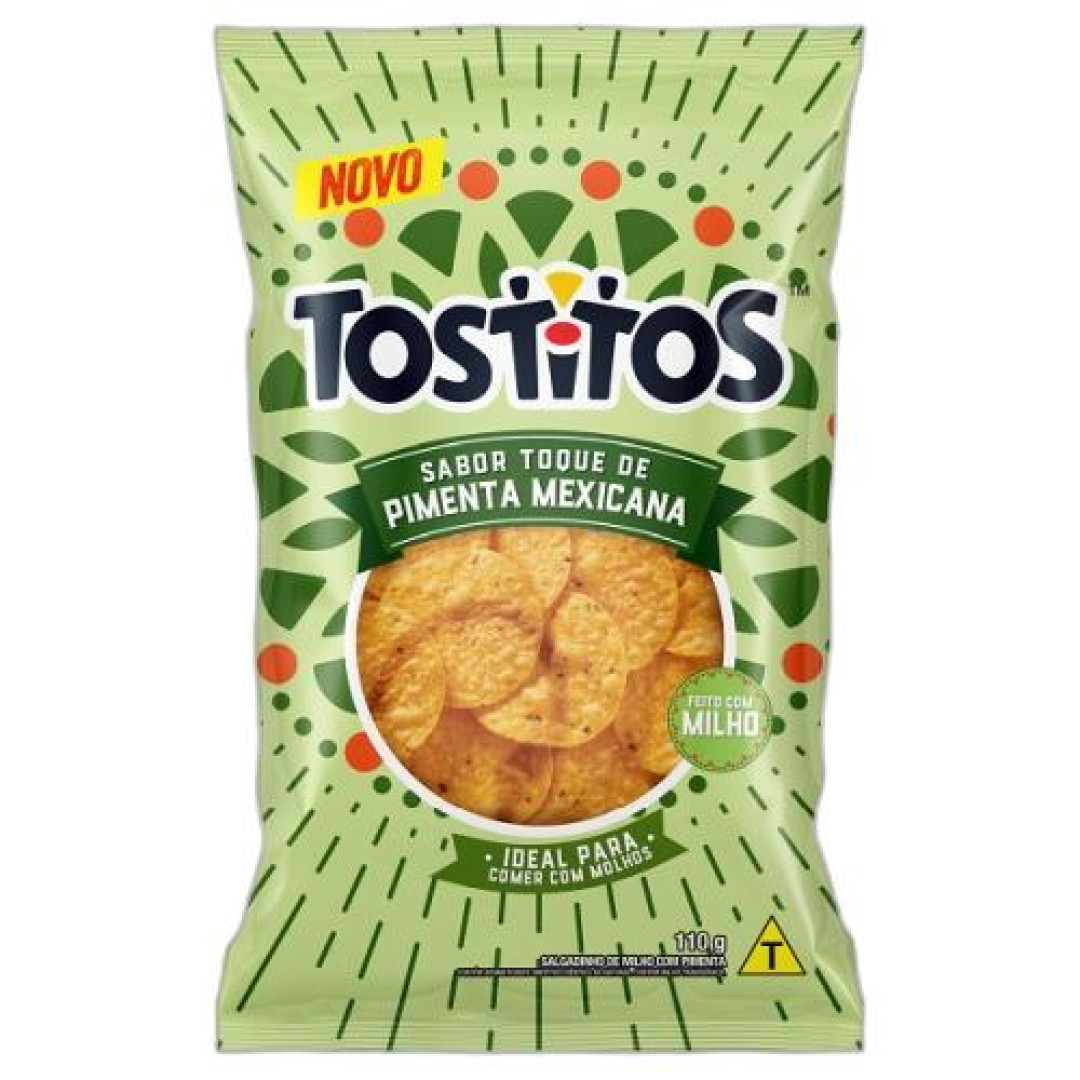 Detalhes do produto Salg Tostitos 110Gr Pepsico Pimenta Mexican