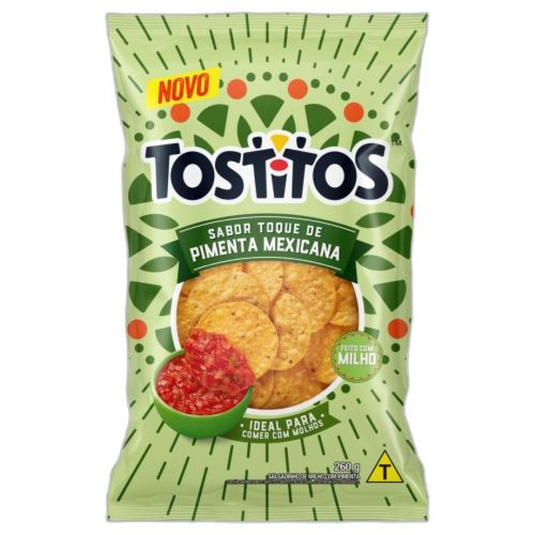 Detalhes do produto Salg Tostitos 260Gr Pepsico Pimenta Mexican