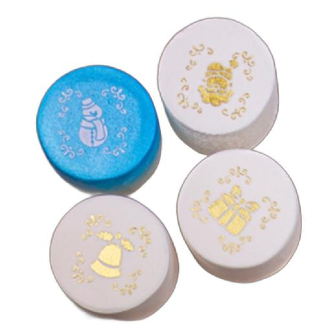Detalhes do produto X Stencil Mini Natal 1 04Un Bluestar Transparente