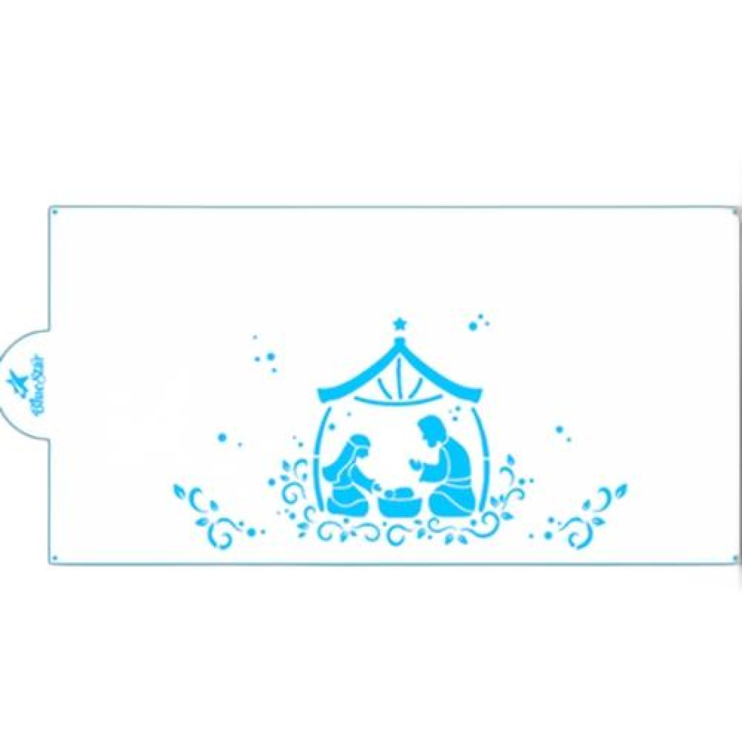 Detalhes do produto X Stencil Presepio 01Un Bluestar Transparente