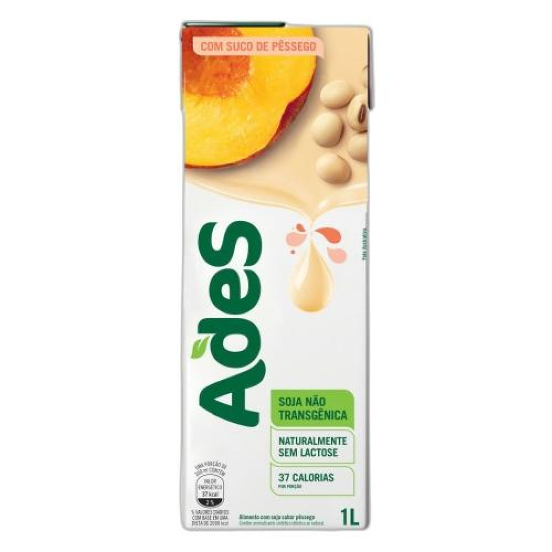 Detalhes do produto Suco Soja 1Lt Ades Pessego