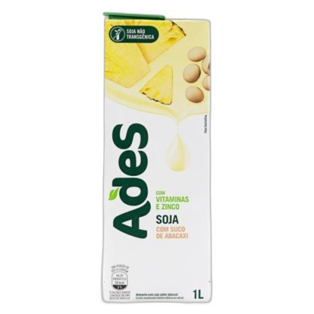 Detalhes do produto Suco Soja 1Lt Ades Abacaxi