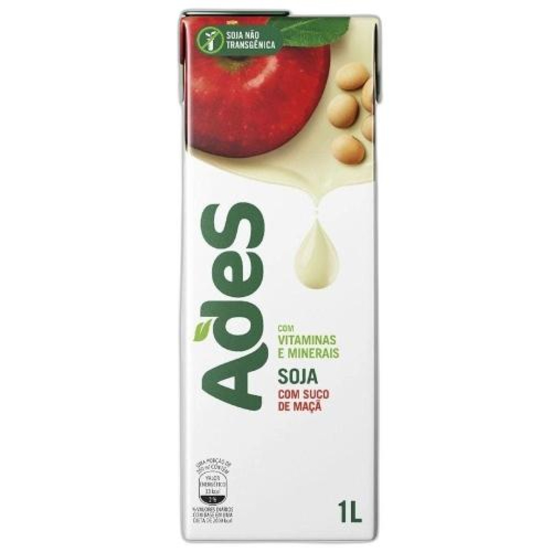 Detalhes do produto Suco Soja 1Lt Ades Maca